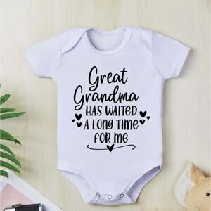 Baby Onesie with Heartfelt Message